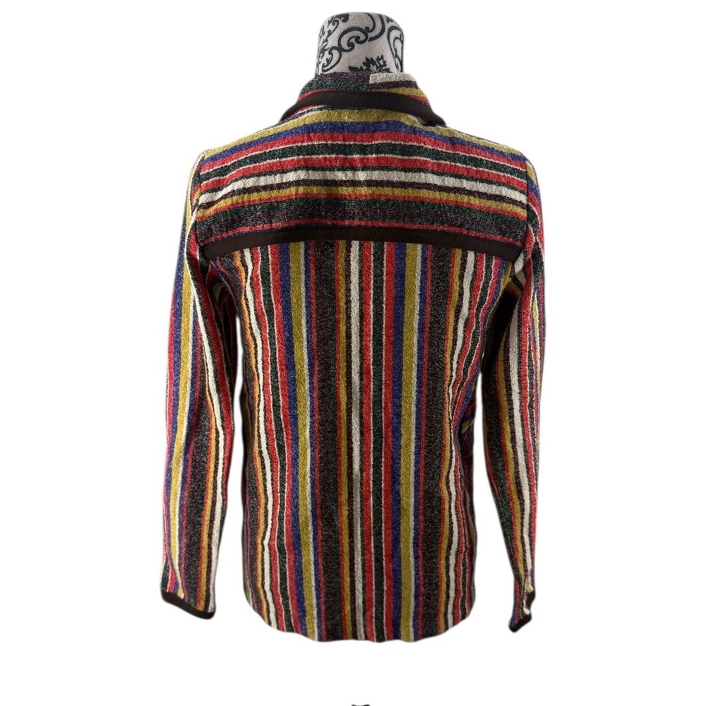 Anthropologie Akemi + Kin Mansoura Multicolor Striped Wrap Jacket (Missing Tie) - Picture 7 of 14